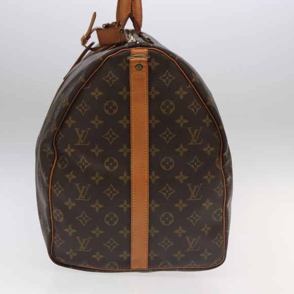 LOUIS VUITTON Monogram Keepall Bandouliere 60 Boston Bag M41412 LV Auth am7474
