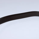 Salvatore Ferragamo Double Gancini Belt Leather 49.6"" Black Auth am7492-11