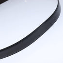 Salvatore Ferragamo Double Gancini Belt Leather 49.6"" Black Auth am7492-6