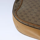 GUCCI Micro GG Supreme Shoulder Bag PVC Beige Gold Auth am7493-15