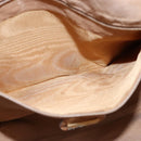 GUCCI Micro GG Supreme Shoulder Bag PVC Beige Gold Auth am7493-20