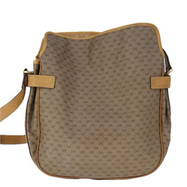 GUCCI Micro GG Supreme Shoulder Bag PVC Beige Gold Auth am7493 - 0