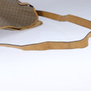 GUCCI Micro GG Supreme Shoulder Bag PVC Beige Gold Auth am7493-7