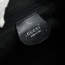 GUCCI Bamboo Hand Bag Nylon Black Silver 000 1434 0531 Auth am7494-18