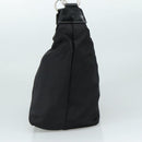 GUCCI Bamboo Hand Bag Nylon Black Silver 000 1434 0531 Auth am7494-4