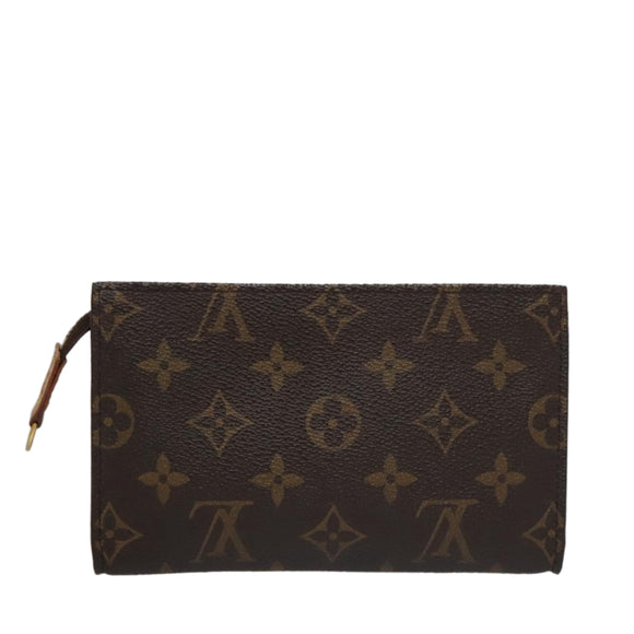 LOUIS VUITTON Monogram Bucket PM Accessory Pouch LV Auth am7500