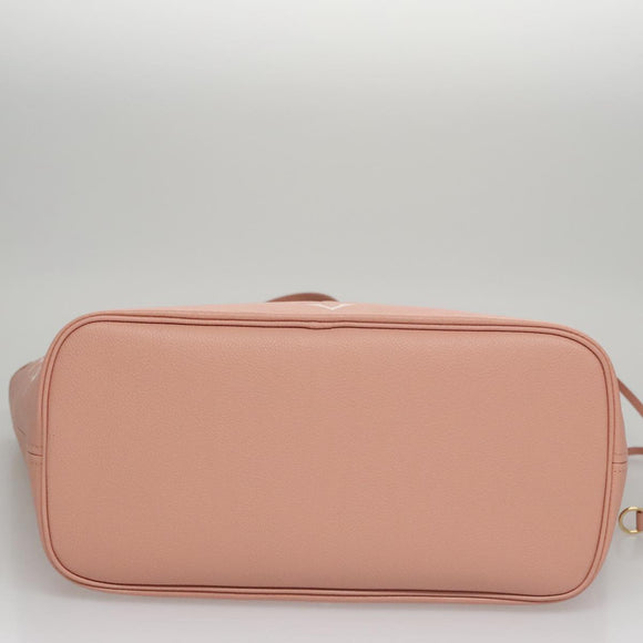 LOUIS VUITTON Monogram Empreinte Giant Neverfull MM Bag Pink M46329 Auth am7504AM