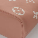 LOUIS VUITTON Monogram Empreinte Giant Neverfull MM Bag Pink M46329 Auth am7504AM-15