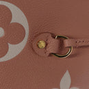 LOUIS VUITTON Monogram Empreinte Giant Neverfull MM Bag Pink M46329 Auth am7504AM-18