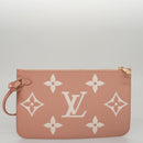 LOUIS VUITTON Monogram Empreinte Giant Neverfull MM Bag Pink M46329 Auth am7504AM-25