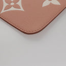 LOUIS VUITTON Monogram Empreinte Giant Neverfull MM Bag Pink M46329 Auth am7504AM-33