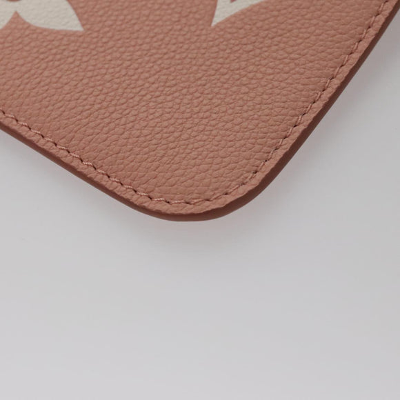 LOUIS VUITTON Monogram Empreinte Giant Neverfull MM Bag Pink M46329 Auth am7504AM