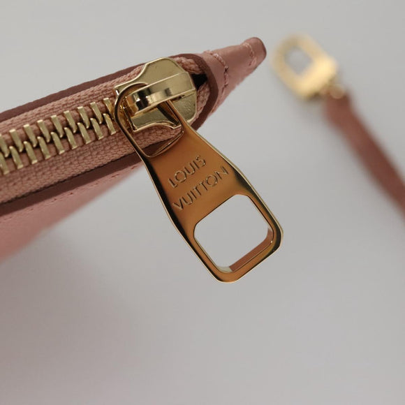 LOUIS VUITTON Monogram Empreinte Giant Neverfull MM Bag Pink M46329 Auth am7504AM