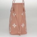 LOUIS VUITTON Monogram Empreinte Giant Neverfull MM Bag Pink M46329 Auth am7504AM-3