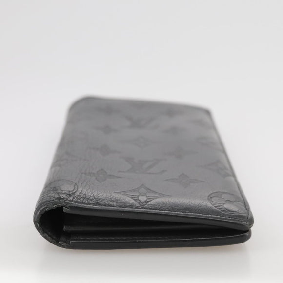 LOUIS VUITTON Monogram Shadow Portefeuille Brazza Wallet M62900 LV Auth am7512