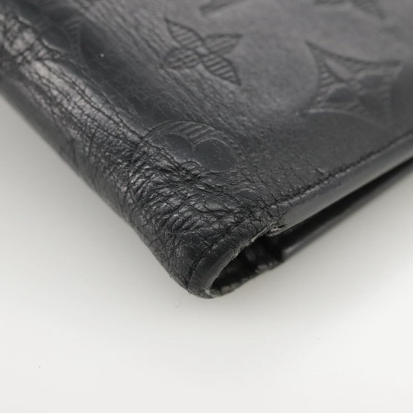 LOUIS VUITTON Monogram Shadow Portefeuille Brazza Wallet M62900 LV Auth am7512