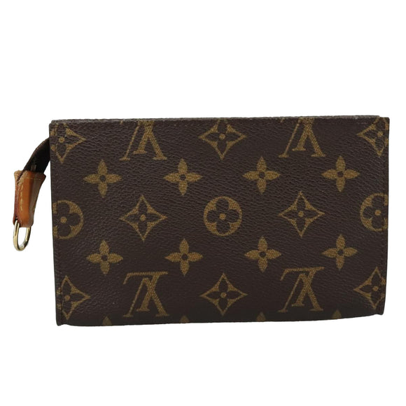 LOUIS VUITTON Monogram Bucket PM Accessory Pouch LV Auth am7514