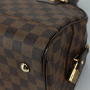 LOUIS VUITTON Damier Ebene Duomo Hand Bag N60008 LV Auth am7518AV-16