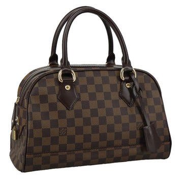 LOUIS VUITTON Damier Ebene Duomo Hand Bag N60008 LV Auth am7518AV