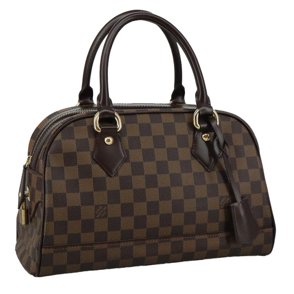 LOUIS VUITTON Damier Ebene Duomo Hand Bag N60008 LV Auth am7518AV