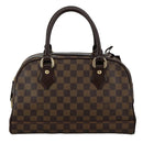 LOUIS VUITTON Damier Ebene Duomo Hand Bag N60008 LV Auth am7518AV-13