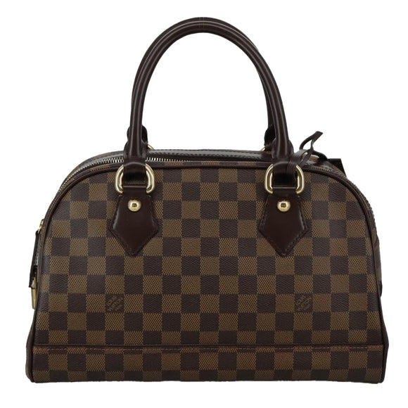 LOUIS VUITTON Damier Ebene Duomo Hand Bag N60008 LV Auth am7518AV