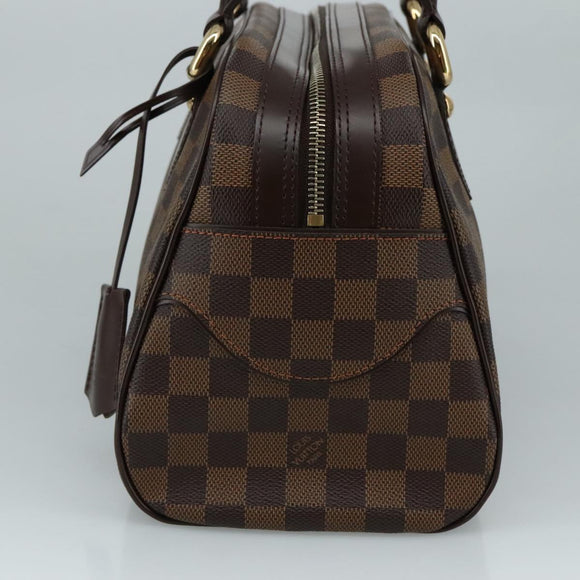 LOUIS VUITTON Damier Ebene Duomo Hand Bag N60008 LV Auth am7518AV