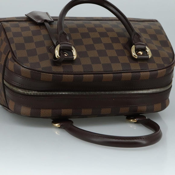 LOUIS VUITTON Damier Ebene Duomo Hand Bag N60008 LV Auth am7518V