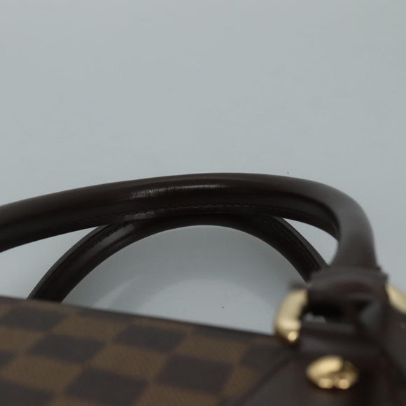 LOUIS VUITTON Damier Ebene Duomo Hand Bag N60008 LV Auth am7518AV