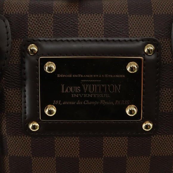 LOUIS VUITTON Damier Ebene Berkeley Hand Bag N52000 LV Auth am7519SAV