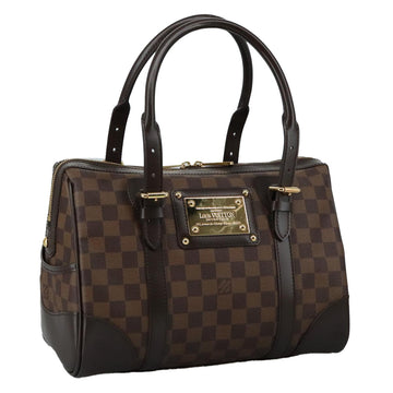 LOUIS VUITTON Damier Ebene Berkeley Hand Bag N52000 LV Auth am7519AV