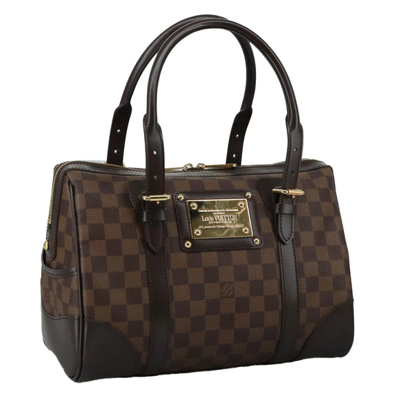 LOUIS VUITTON Damier Ebene Berkeley Hand Bag N52000 LV Auth am7519AV