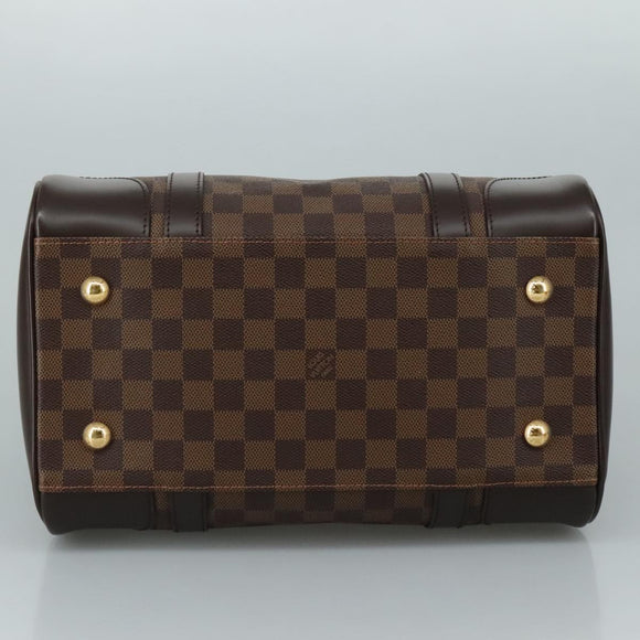 LOUIS VUITTON Damier Ebene Berkeley Hand Bag N52000 LV Auth am7519AV