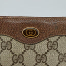 GUCCI GG Supreme Pouch PVC Leather Beige 64 01 020 Auth am7520-8