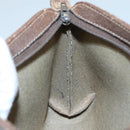 GUCCI GG Supreme Pouch PVC Leather Beige 64 01 020 Auth am7520-17