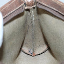 GUCCI GG Supreme Pouch PVC Leather Beige 64 01 020 Auth am7520-11