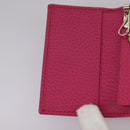 GUCCI Swing Key Case Leather Pink 354499 Auth am7524-18
