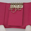 GUCCI Swing Key Case Leather Pink 354499 Auth am7524-20