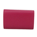 GUCCI Swing Key Case Leather Pink 354499 Auth am7524-2
