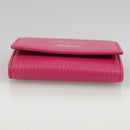 GUCCI Swing Key Case Leather Pink 354499 Auth am7524-6