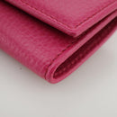 GUCCI Swing Key Case Leather Pink 354499 Auth am7524-14