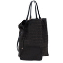 FENDI Zucchino Canvas Tote Bag Brown Auth am7529-1