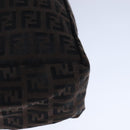 FENDI Zucchino Canvas Tote Bag Brown Auth am7529-16