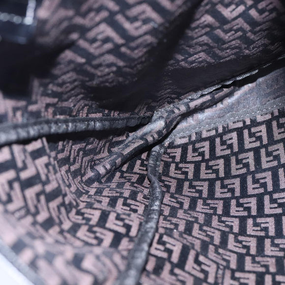 FENDI Zucchino Canvas Tote Bag Brown Auth am7529