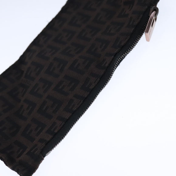 FENDI Zucchino Canvas Tote Bag Brown Auth am7529