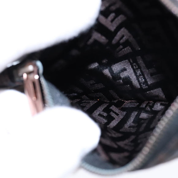 FENDI Zucchino Canvas Tote Bag Brown Auth am7529