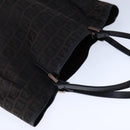 FENDI Zucchino Canvas Tote Bag Brown Auth am7529-6