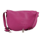 LOEWE Shoulder Bag Leather Pink Auth am7531-1