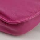 LOEWE Shoulder Bag Leather Pink Auth am7531-17