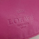 LOEWE Shoulder Bag Leather Pink Auth am7531-21